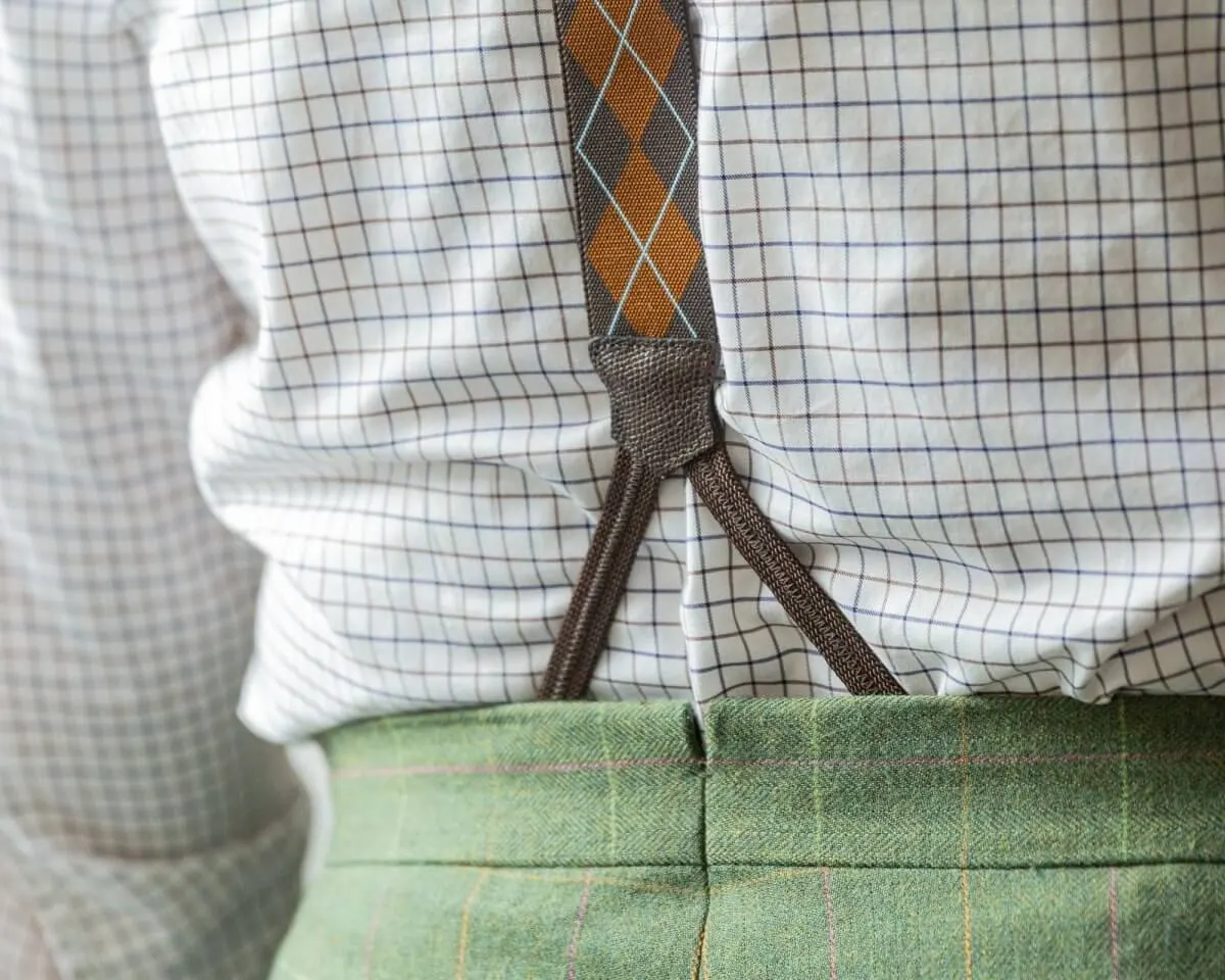 Suspenders Flex Argyle Brown Classic b - view 5