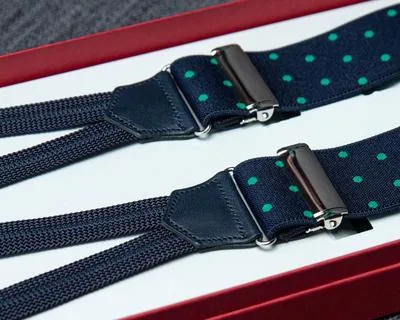 Hosenträger Flex Dots Green Classic