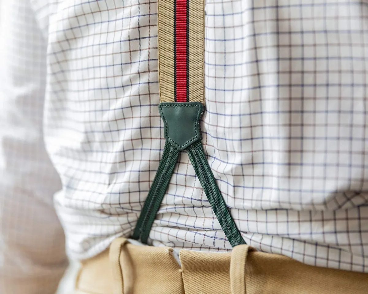 Suspenders Flex Regiment Beige Red Classic - view 4