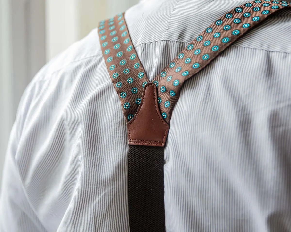 Suspenders Cravat Brown Classic b - view 4