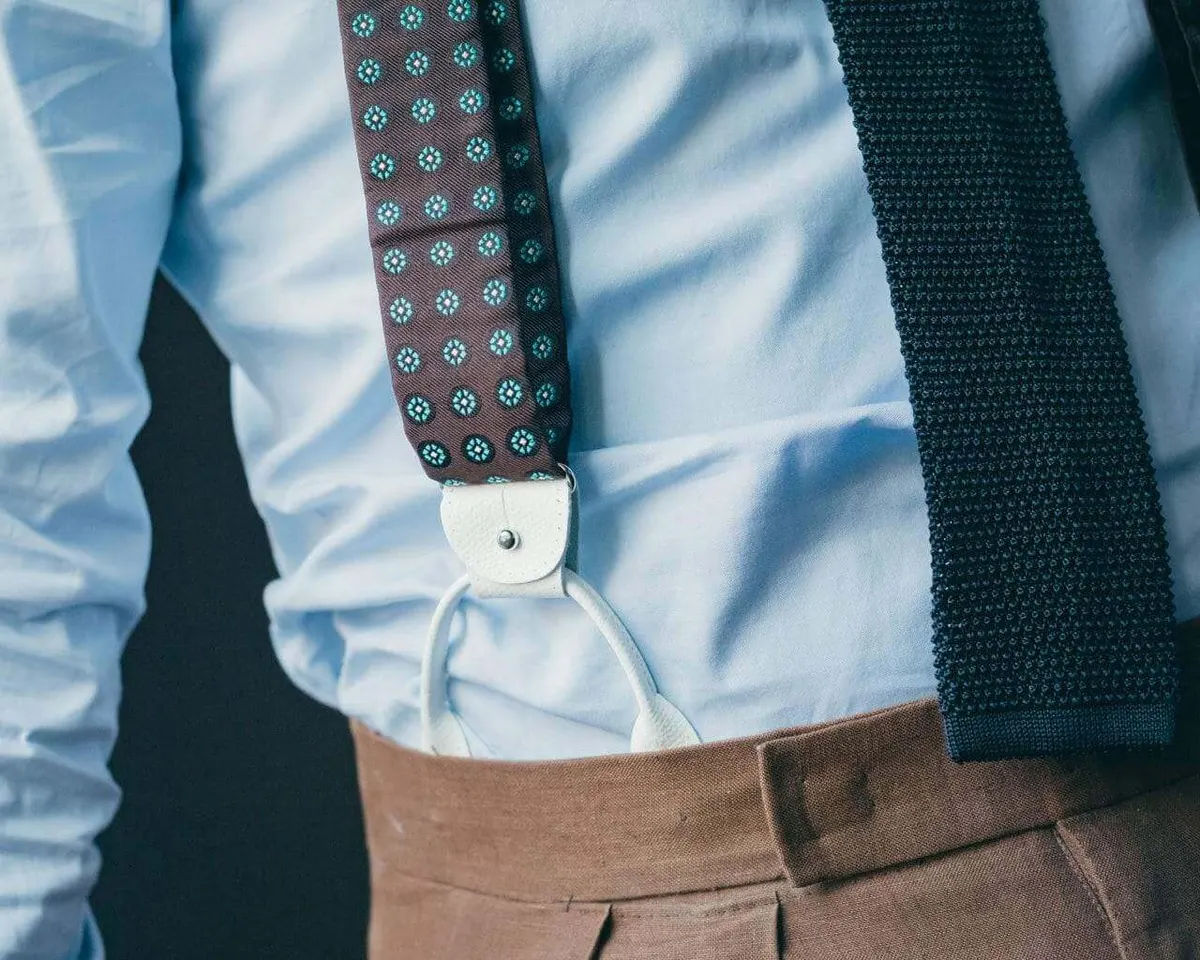 Suspenders Cravat Brown Combine - view 2