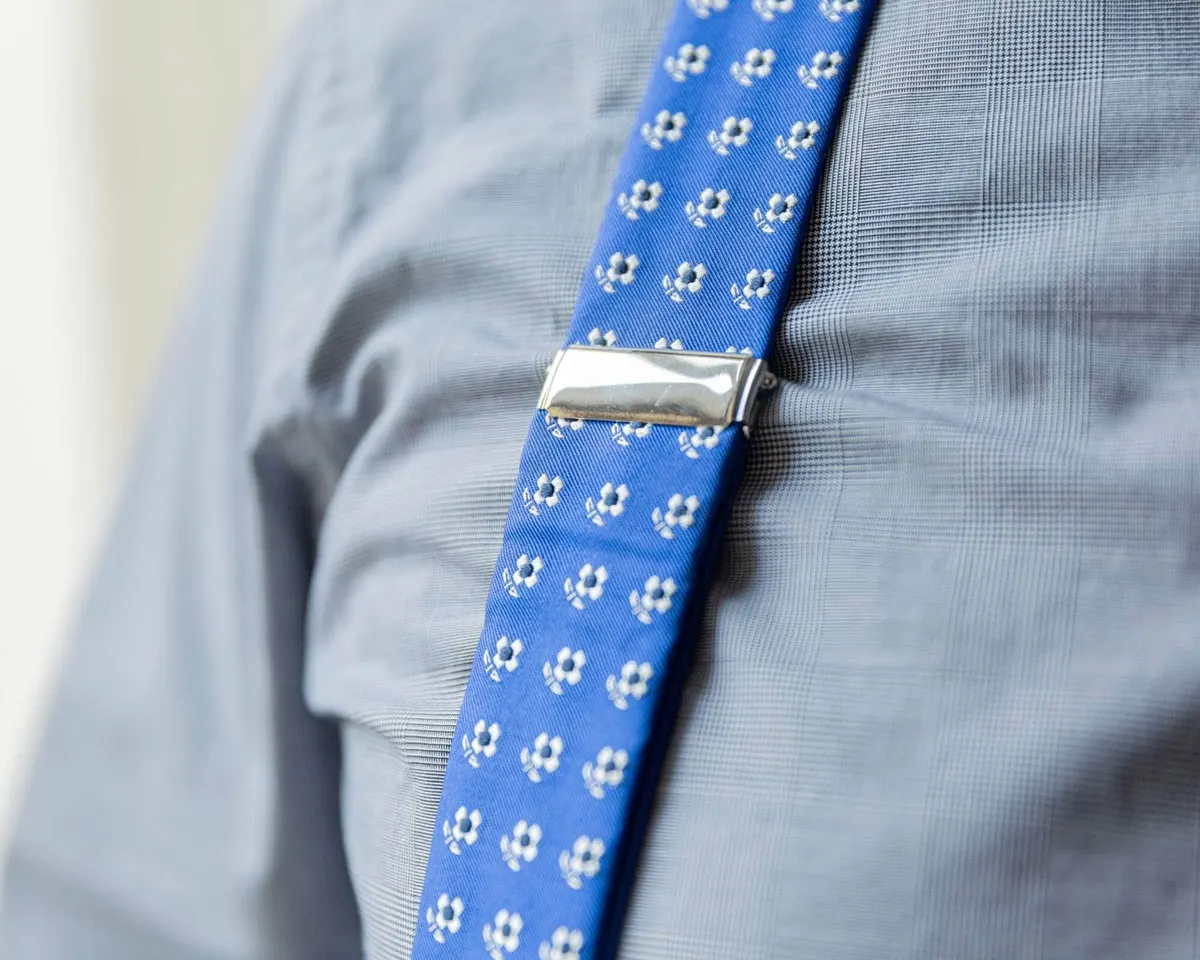 Suspenders Cravat Floret lightblue Classic - view 2