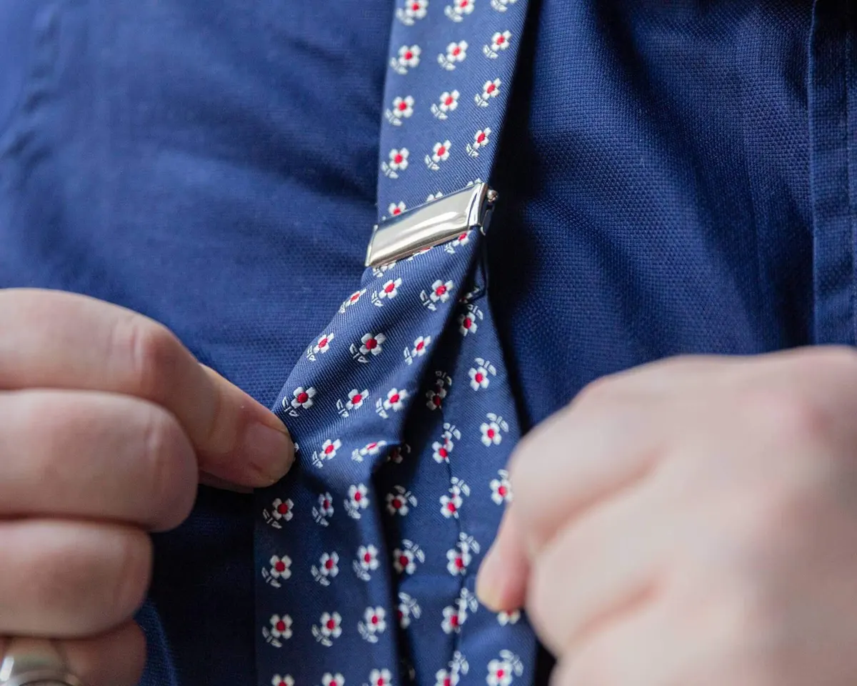 Suspenders Cravat Floret Navy Classic - view 2