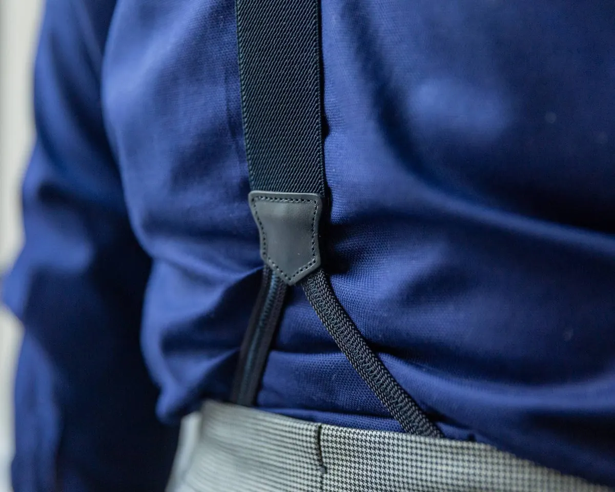 Suspenders Cravat Floret Navy Classic - view 5