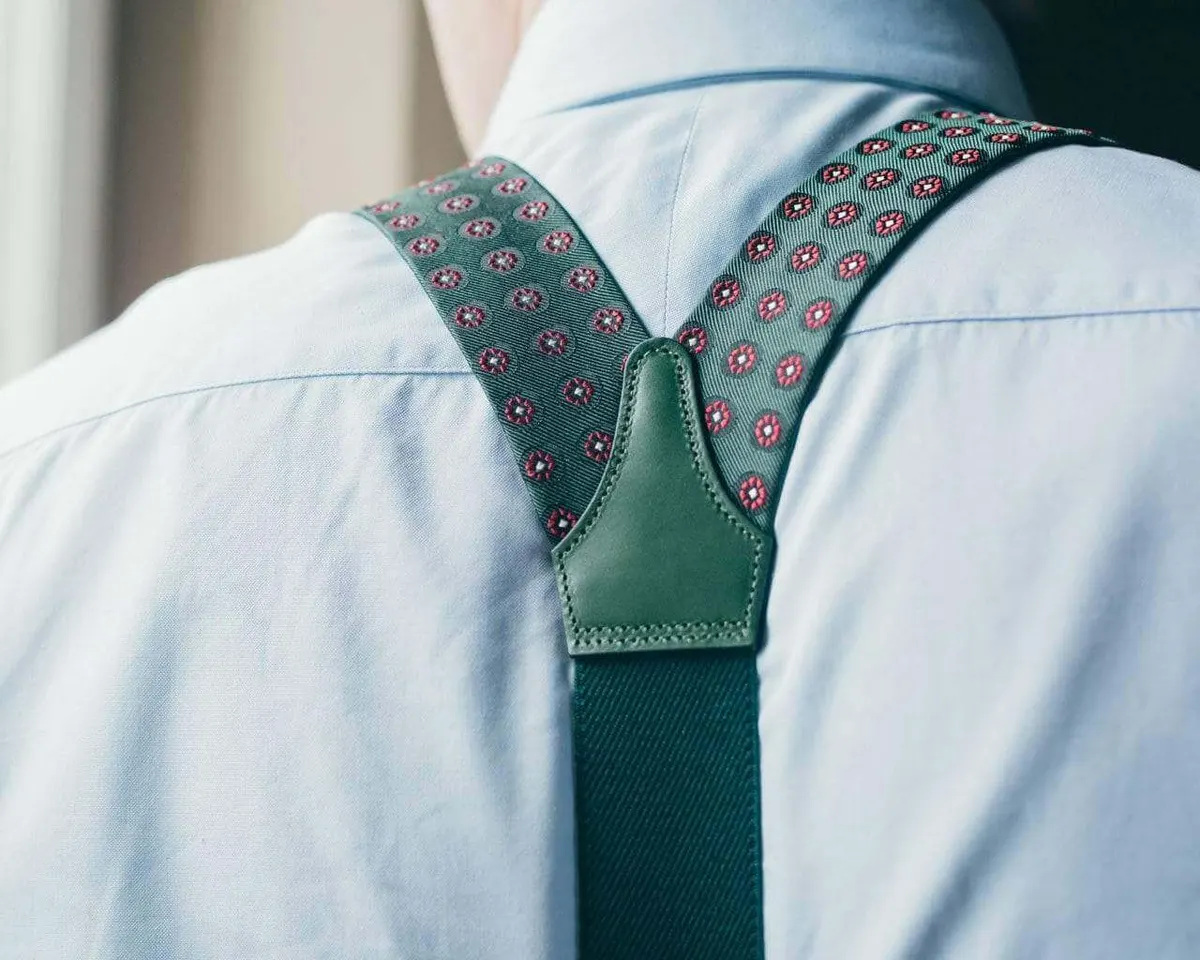 Suspenders Cravat Green Combine - view 4