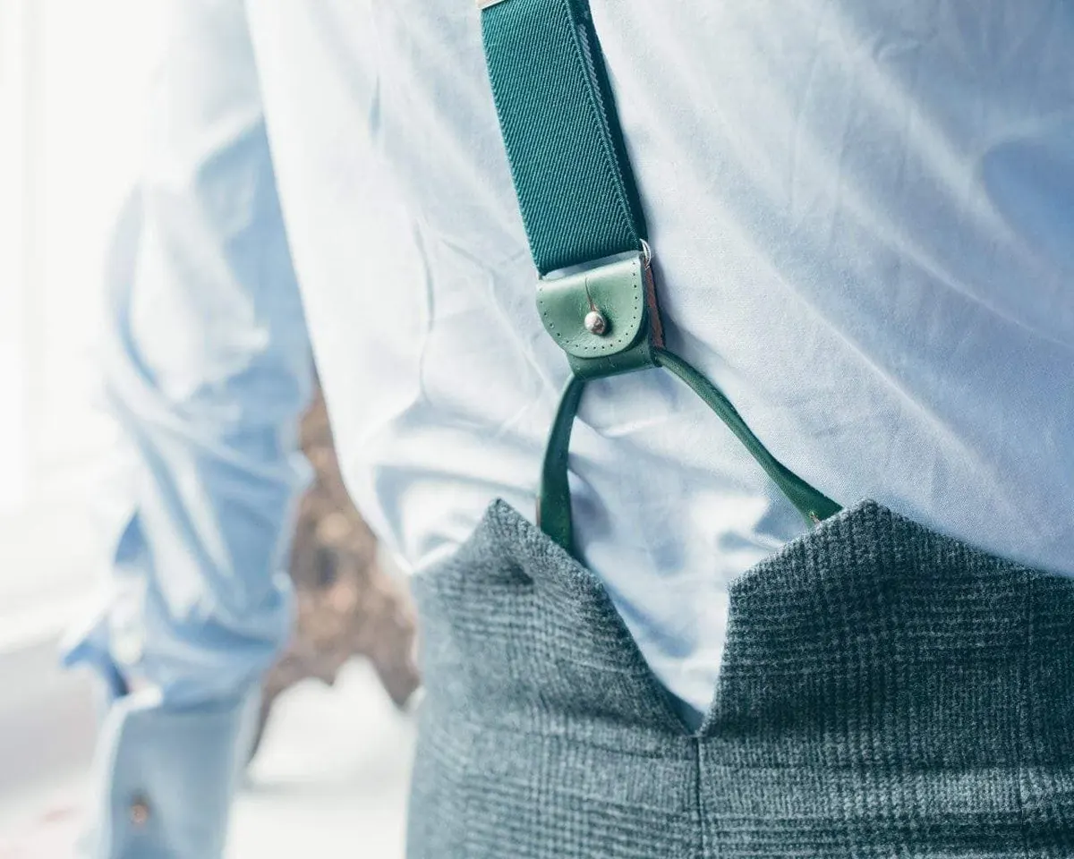 Suspenders Cravat Green Combine - view 3