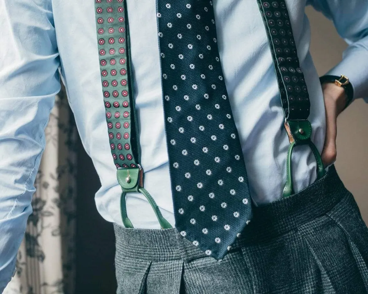 Suspenders Cravat Green Combine - view 2