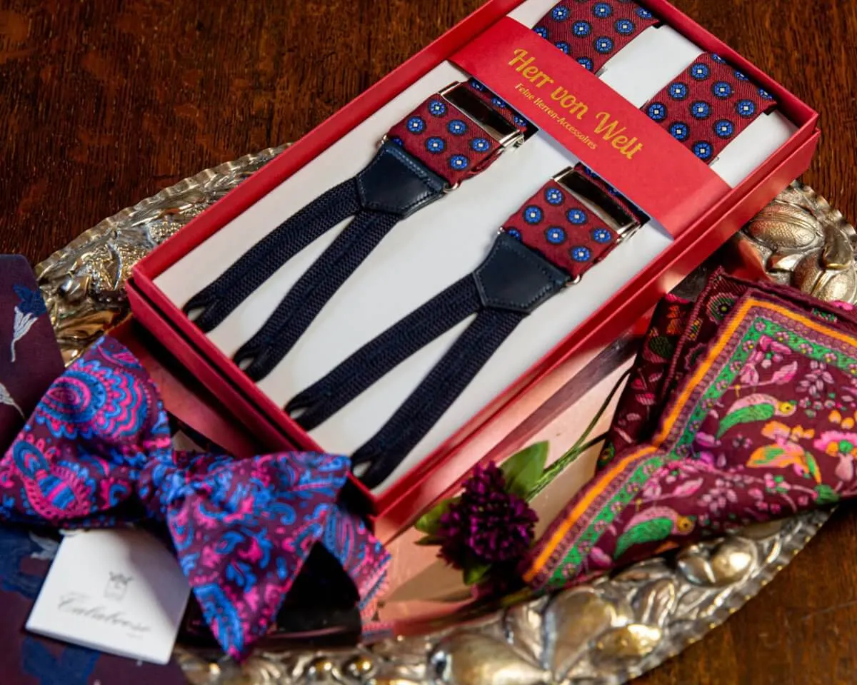 Suspenders Cravat Red Classic - view 4