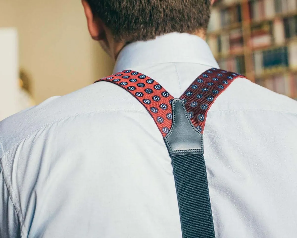 Suspenders Cravat Red Combine - view 4
