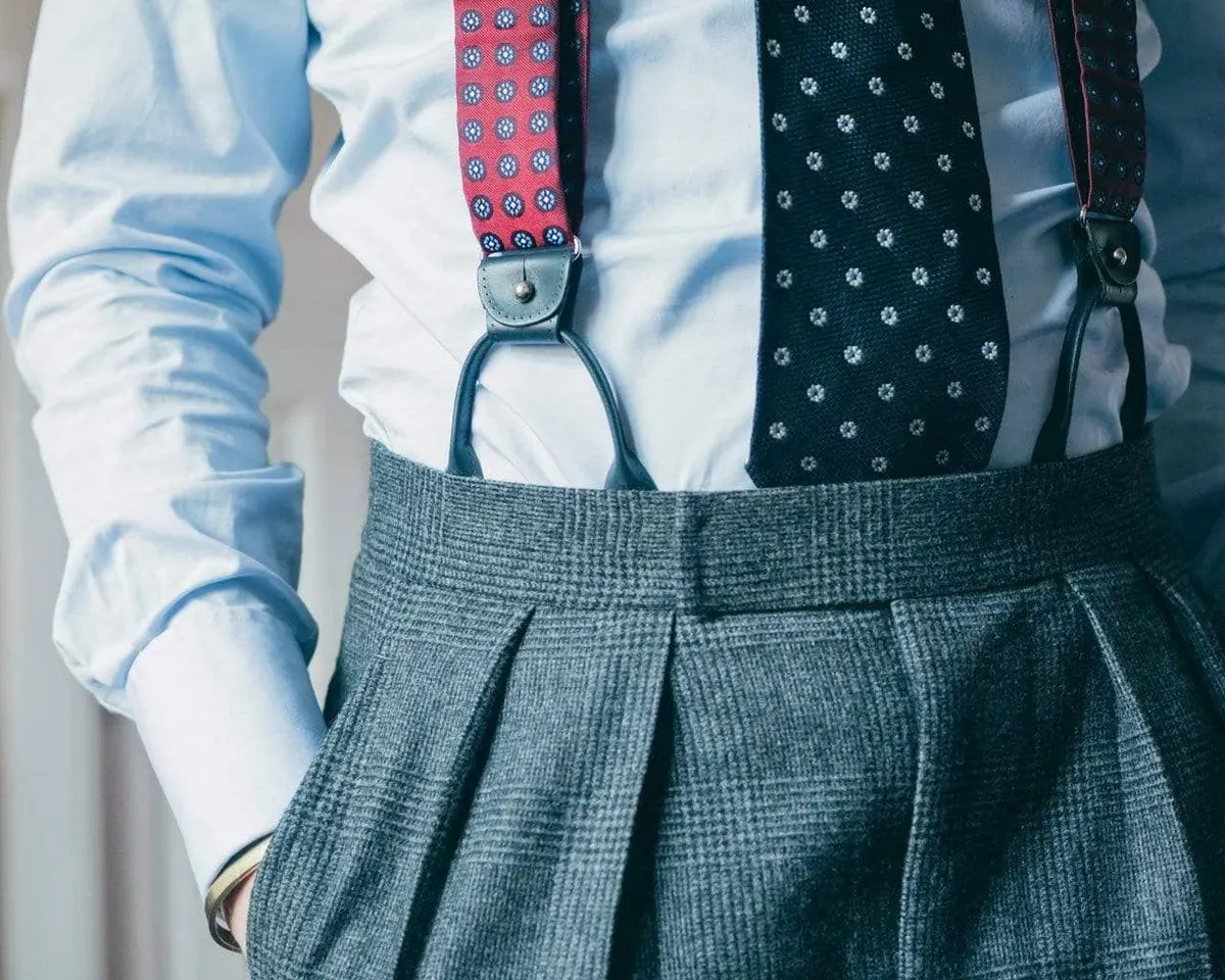 Suspenders Cravat Red Combine - view 3