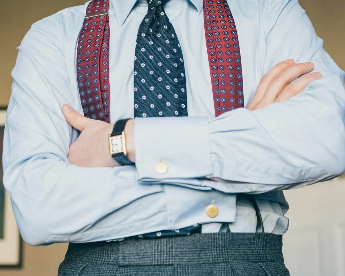Suspenders Cravat Red Combine - view 2