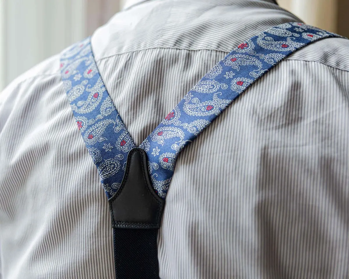 Suspenders Paisley Bluesilver Classic - view 3