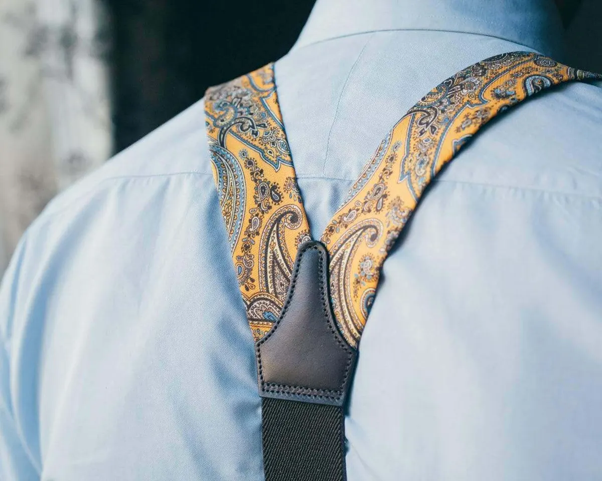 Suspenders Paisley Ochroid Combine - view 4