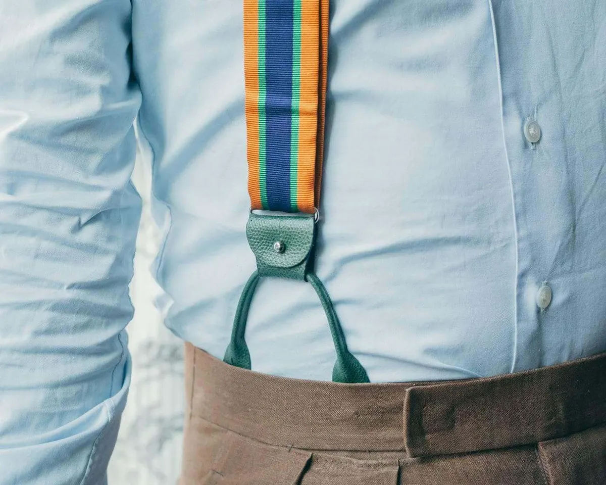 Suspenders Regimental Lilac Combine - view 3