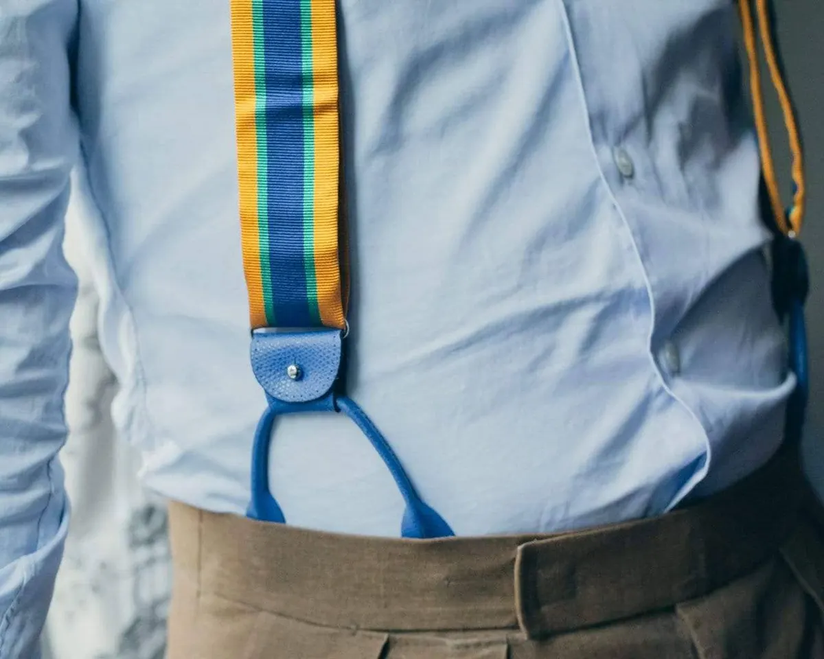 Suspenders Regimental Orange Combine - view 3