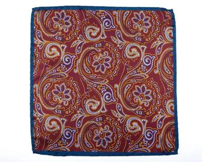 Einstecktuch Acanthus Dark Red
