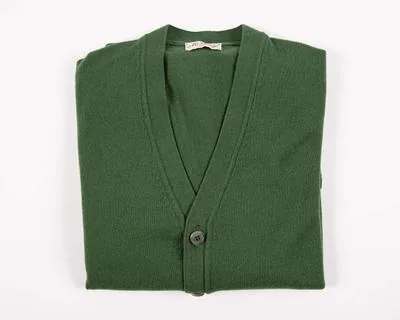 Cardigan Grün | Wolle/Kaschmir