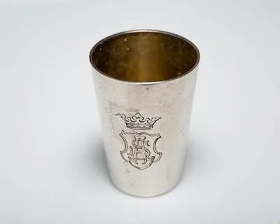 Schnapsbecher Silber &quot;AS&quot;