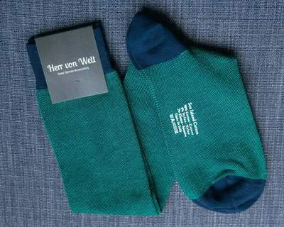 Kniestrümpfe Dots Green