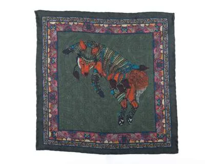 Einstecktuch Fox Green