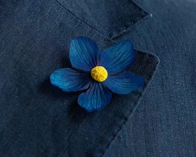 Boutonnière Vergissmeinnicht Blau (Myosotis)
