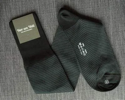 Kniestrümpfe Houndstooth Hunter