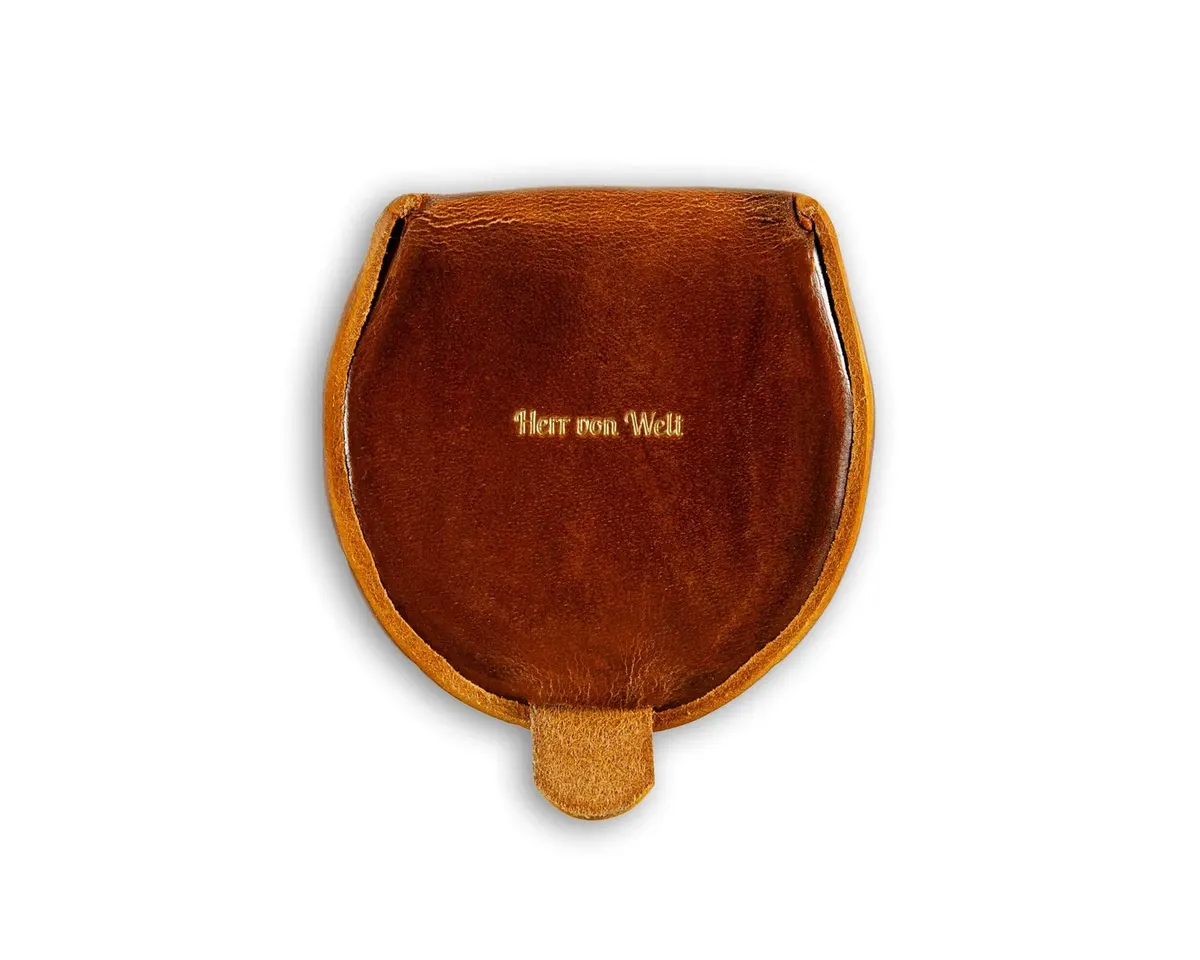 Coin purse shell shape Cuoio - view 2