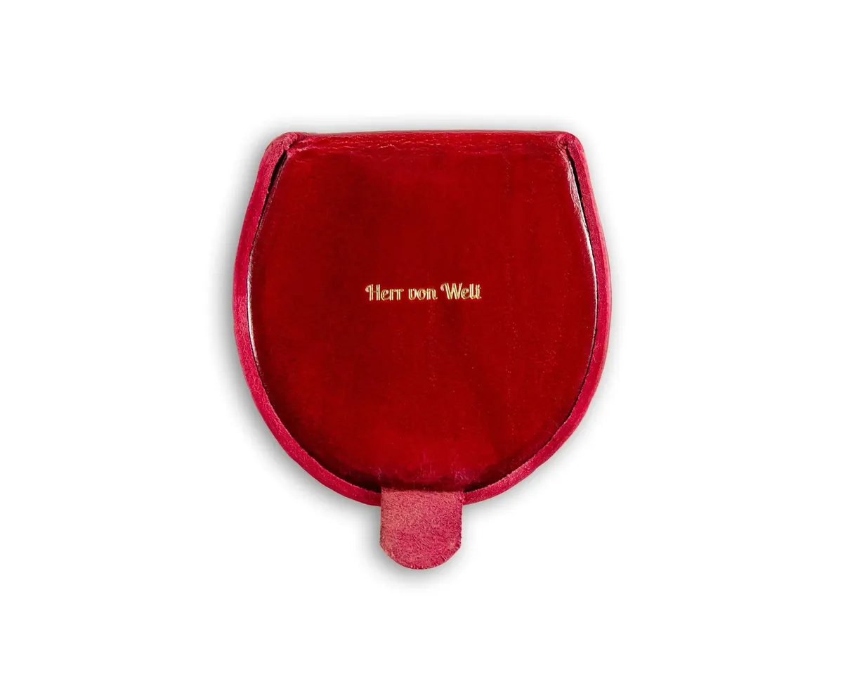 Coin purse shell shape magenta - view 2