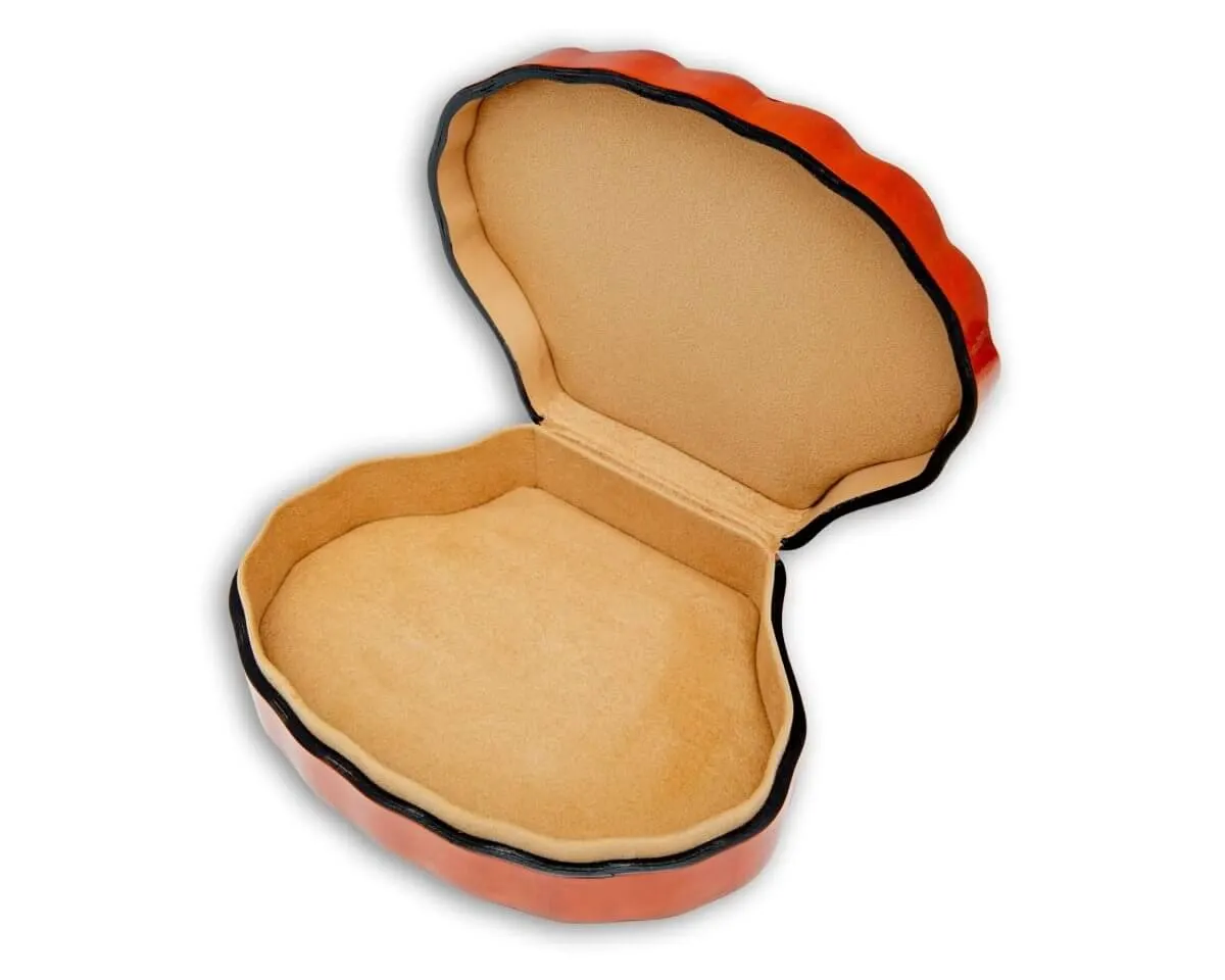 Jewelry box shell shape Arancione - view 2