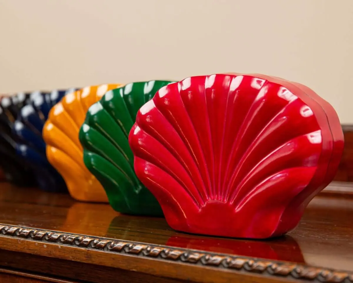 Jewelry box shell shape Blu - view 5