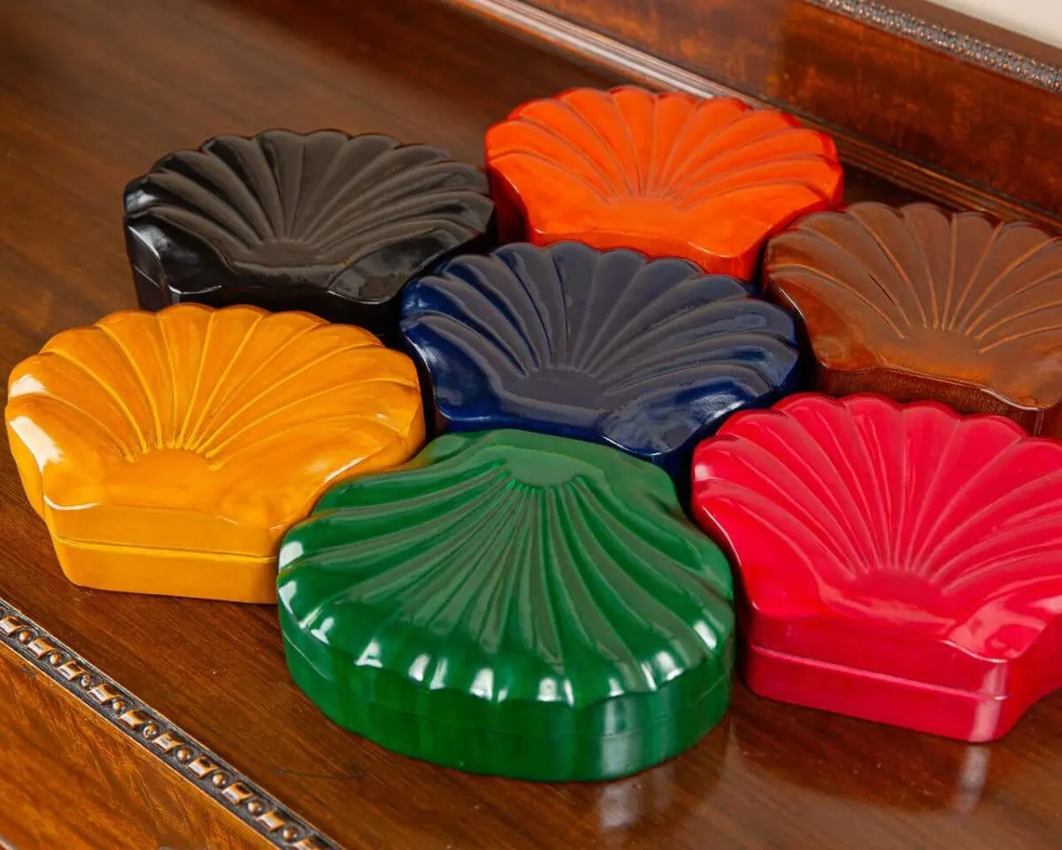 Jewelry box shell shape Blu - view 4