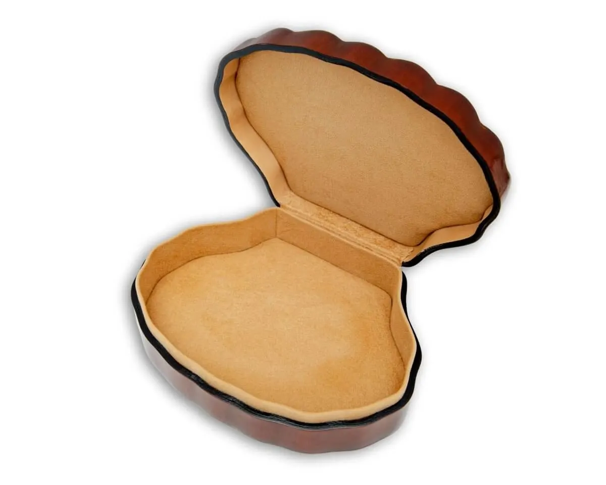Jewelry box shell shape Cuoio - view 2
