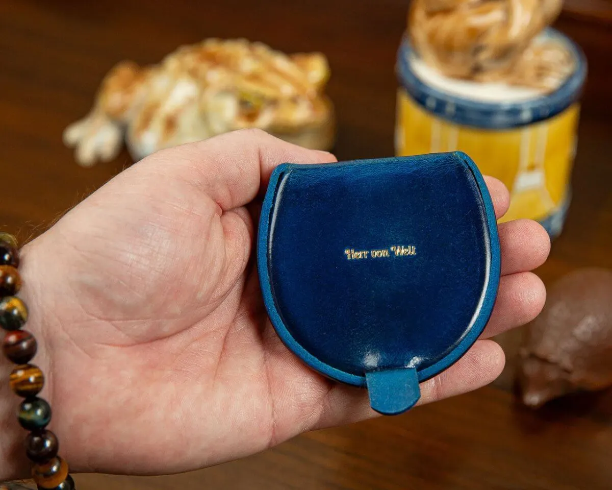 Coin purse shell shape Blu - view 3
