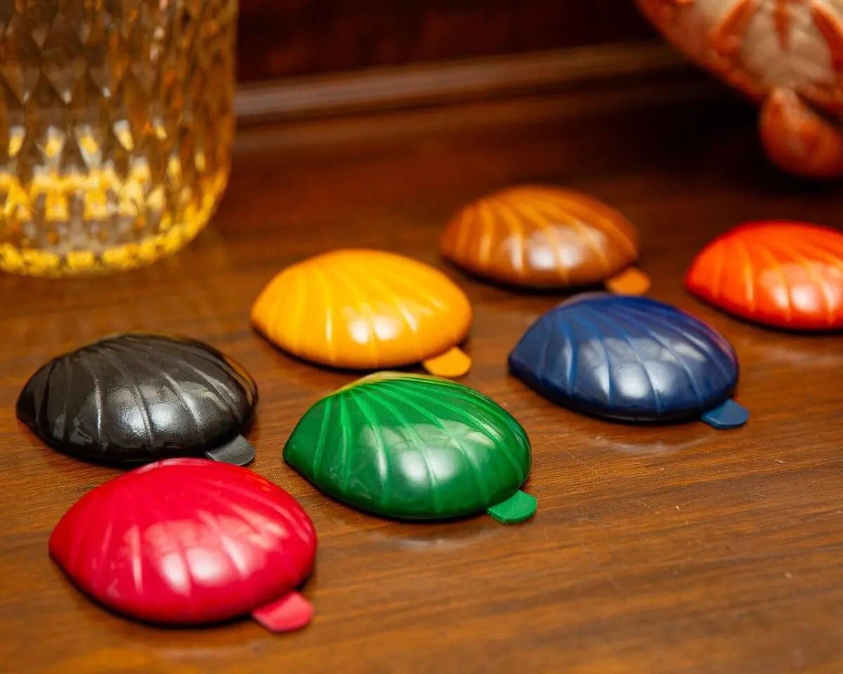 Coin purse shell shape Verde - view 3