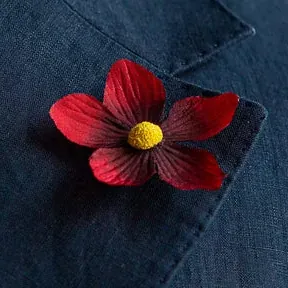 Boutonnière forget-me-not blue (Myosotis) - representative image, shown here: Boutonnière forget-me-not red (Myosotis)