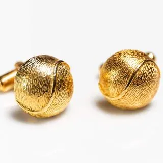 Cufflinks silver round - representative image, shown here: Manschettenknöpfe Rund a
